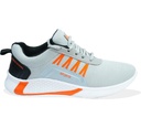 Walk-Wise Exclusive Range of Stylish Comfortable Sports Sneakers Running Shoes Running Shoes For Men (Grey, 9)