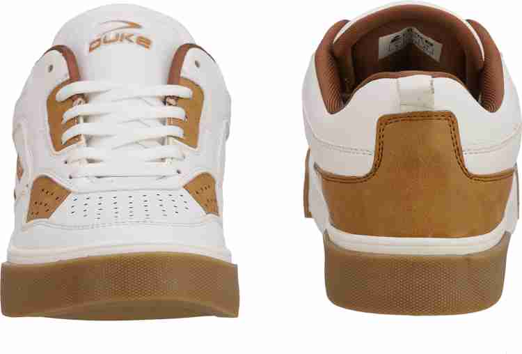 DUKE Casuals For Men (White, 8)